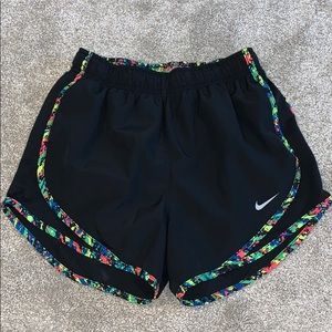 paint splatter nike shorts